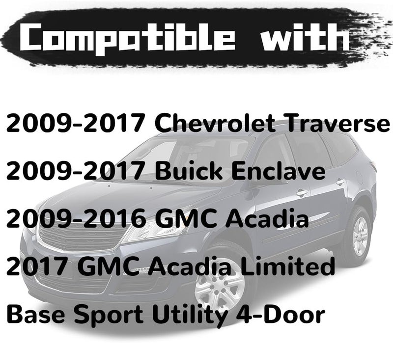 Dimeani Driver Seat Trim Panel, Driver Seat Track Cover fit for GMC Acadia Chevrolet Chevy Traverse Buick Enclave 2009 2010 2011 2012 2013 2014 2015 2016 2017 25941769 926-091, Side Panel Guard Track Cover - Image 2